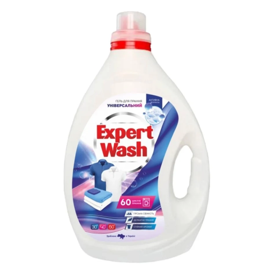 Гель для прання Expert Wash Універсальний Гірська свіжість 3 л (4820197122103)