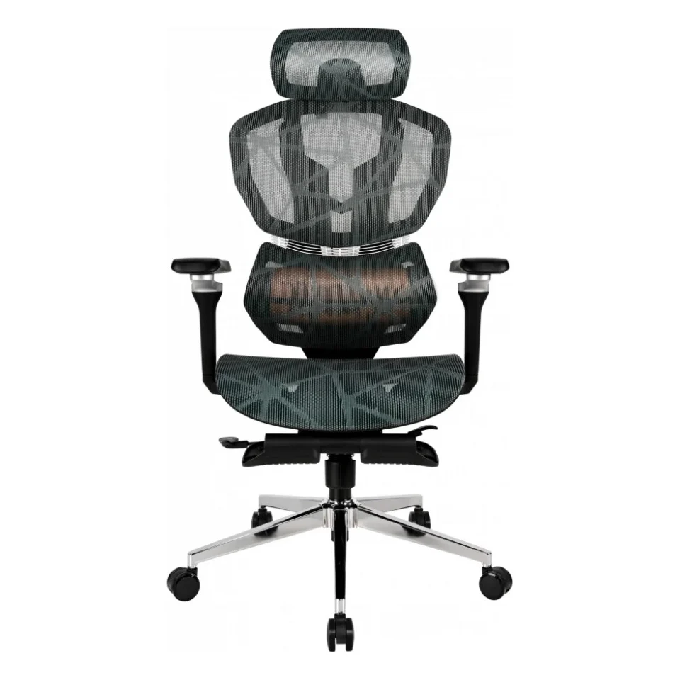 Крісло ігрове GT Racer X-7002 Black/Black/Green (X-7002 Black/Black/Green (Massage))
