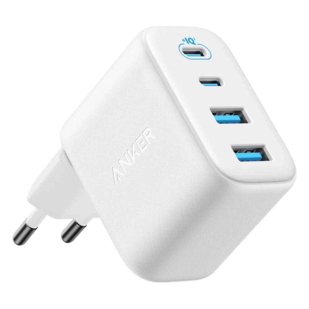 Зарядний пристрій Anker 2xUSB-C + 2xUSB 50W white (A121EG21)