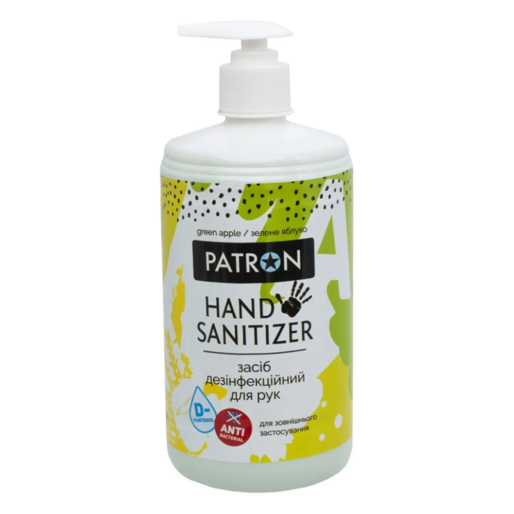 Антисептик для рук Patron Green Apple 700 мл (F3-036-0.7L)
