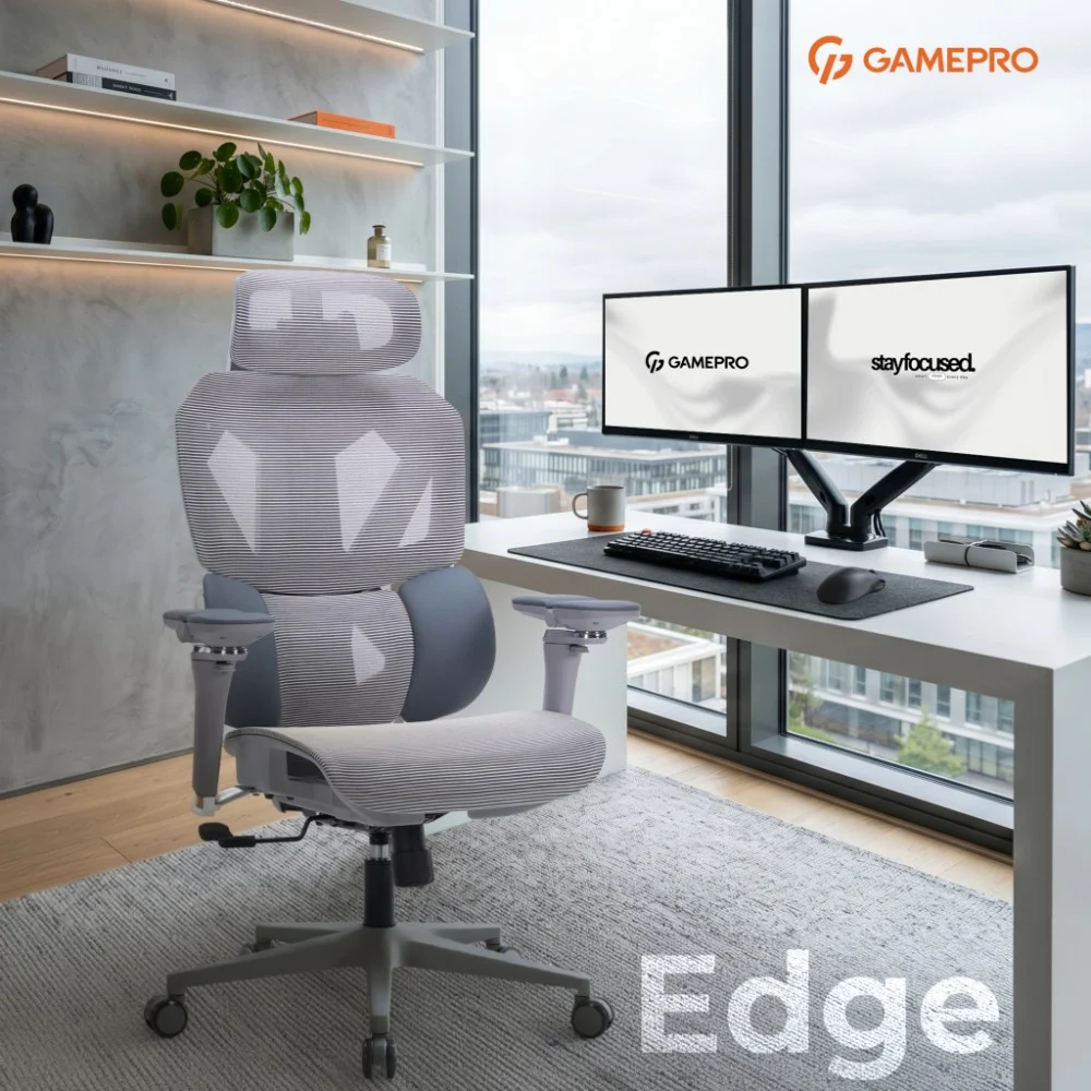Крісло ігрове GamePro EDGE GC820MG Grey (GC820MG) — фото 8