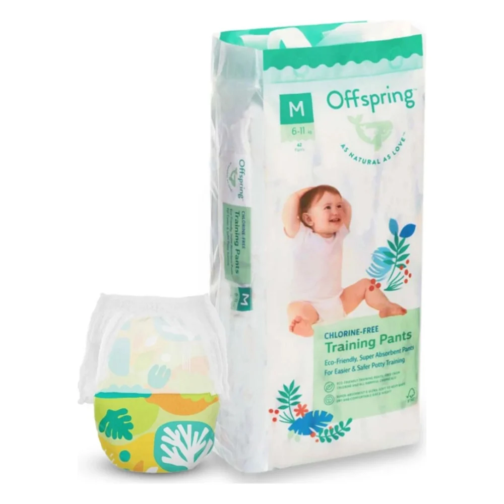 Підгузки Offspring трусики Розмір M (6-11 кг) 42 шт, Ліс (9355465009084) (DP-OI-FAP-M42P-FRT)