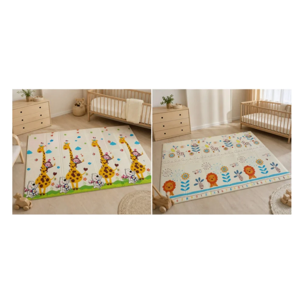 Дитячий килимок XoKo Childcare двосторонній термокилимок 200 ? 180 х 0,8 см (XK-CHC-20-18-CRP2) — фото 4