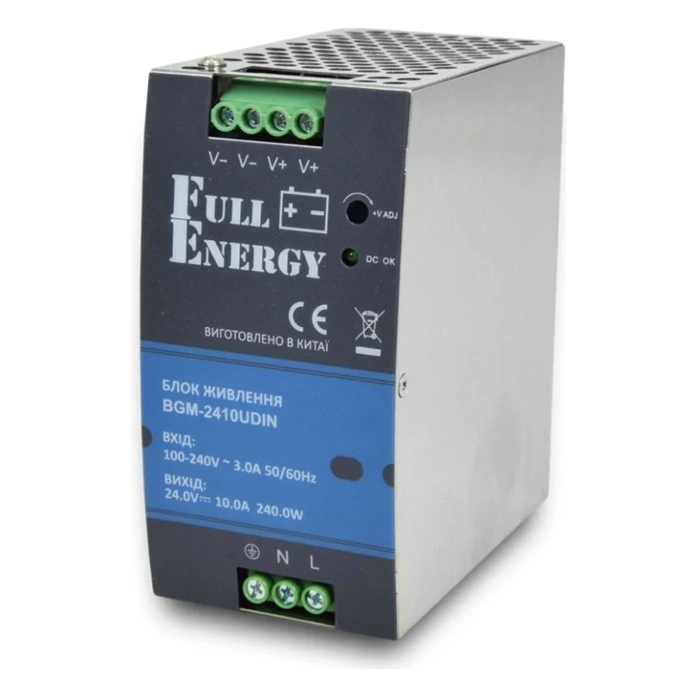 Блок живлення для систем відеоспостереження Full Energy BGM-2410UDIN