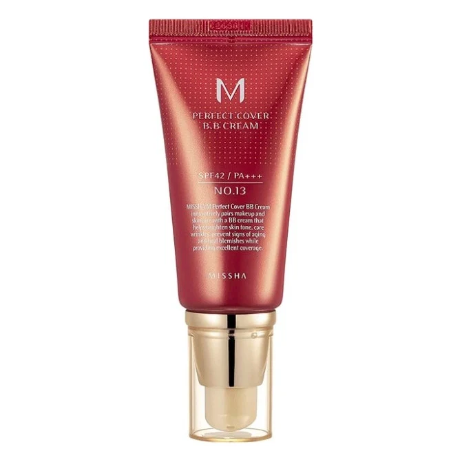 BB-крем Missha M Perfect Cover BB Cream EX SPF42/PA+++ 13 - Bright Beige (8809747940769)