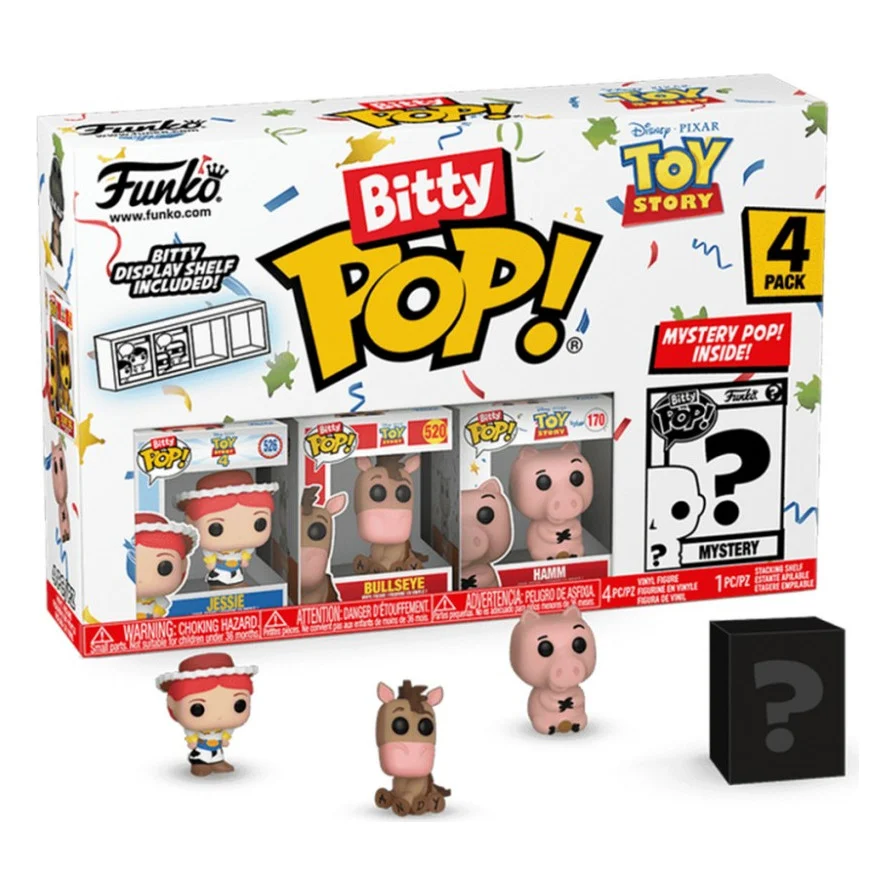 Фігурка Funko Pop набір Bitty POP! серії Історія іграшок - Джессі (4 фігурки в ас.) (73041)