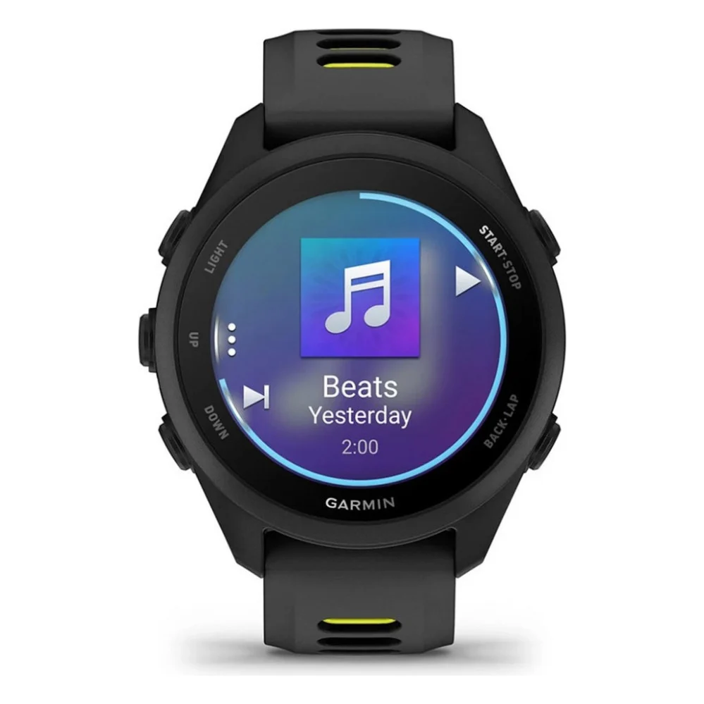 Смарт-годинник Garmin Forerunner 170 Music, GPS, WiFi, Black/Amp Yellow, GPS смарт-годинник (010-03920-10) — фото 2