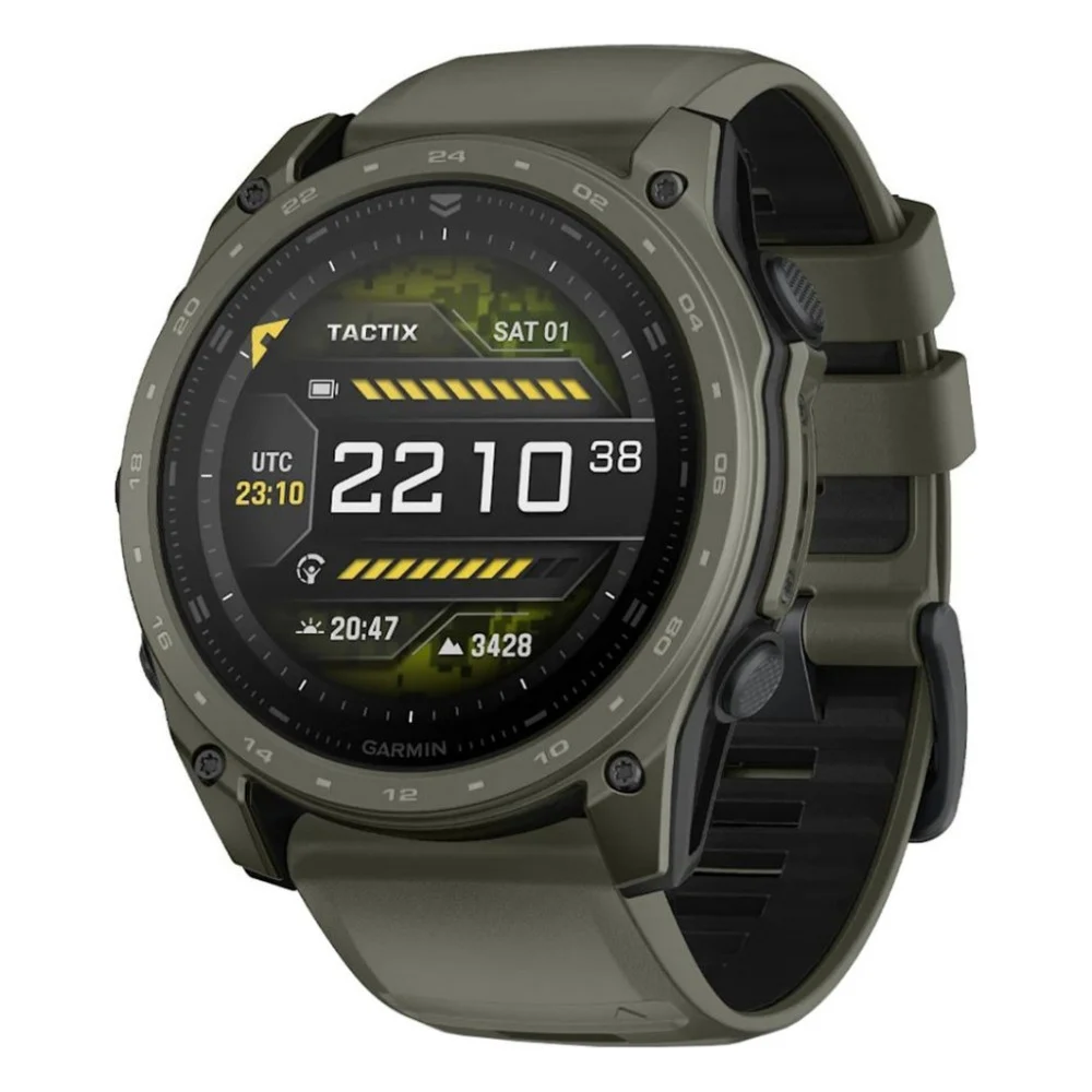 Смарт-годинник Garmin Tactix 8 Cerakote, Olive Drab, 51mm, GPS смарт-годинник (010-04553-11)