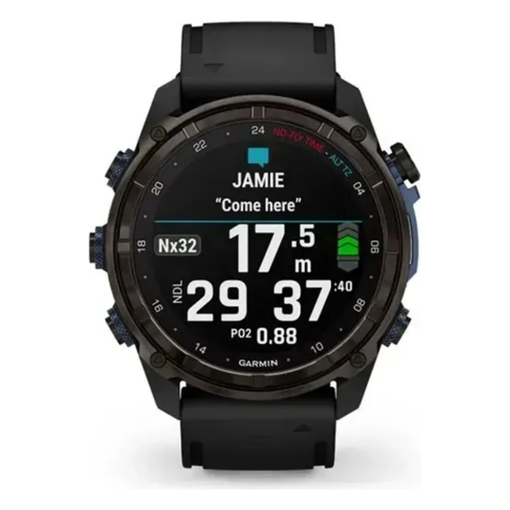 Смарт-годинник Garmin Descent Mk3i 51mm Cbn Gry DLC Ti/Blk Dive Cmptr, EURC,EMEA,GPS смарт- годинник (010-02752-16) — фото 2