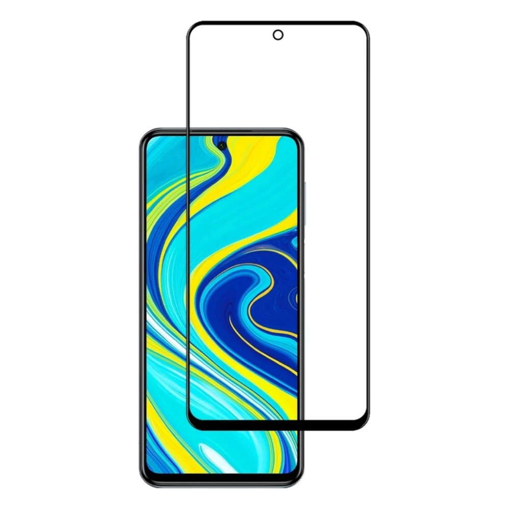 Скло захисне ACCLAB Full Glue Xiaomi Redmi Note 9S Black (1283126508806)