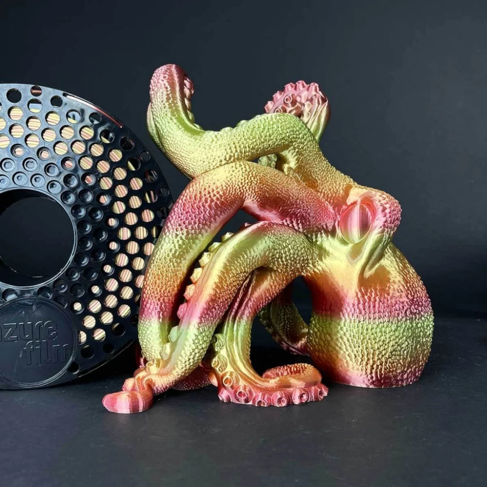 Пластик для 3D-принтера AzureFilm PLA SILK 1,75mm 1kg Rainbow Harmony (FL171-1644) — фото 4