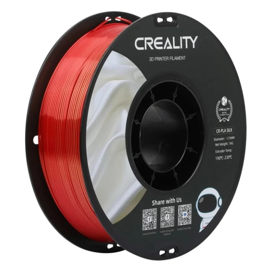 Пластик для 3D-принтера Creality PLA silky shine 1кг, 1.75мм, red gold (3301120009)