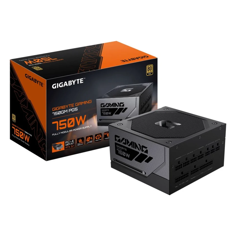 Блок живлення GIGABYTE 750W 750GM PG5 (GP-GME750GM PG5) — фото 7