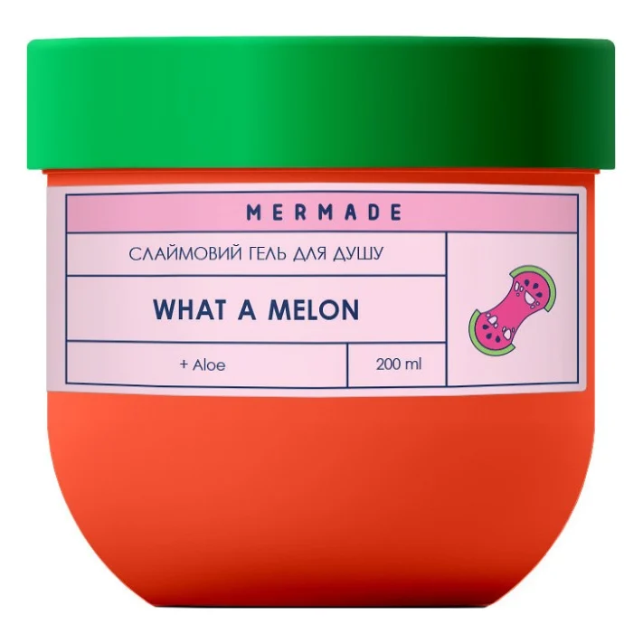 Гель для душу Mermade What a Melon Слаймовий 200 г (4820241302017)