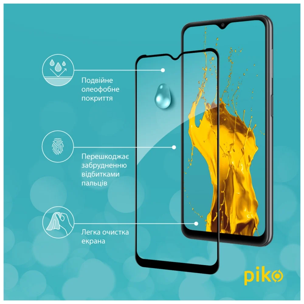 Скло захисне Piko Full Glue ZTE Blade V30 Black (1283126515699) — фото 5