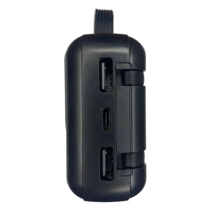 Батарея універсальна XoKo 20000mAh, 10W, LED flashlight, black (WK-R37) — фото 8
