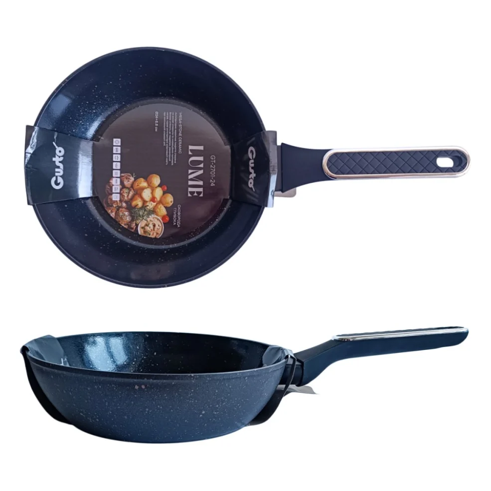 Сковорода Gusto Lume глибока 24х6,8см (GT-2701-24)