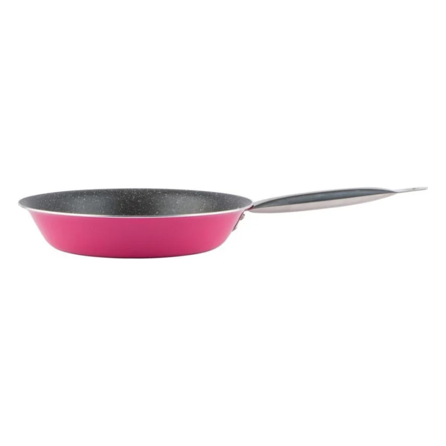Сковорода Pepper Pink Flower 22x4,8 см +підставка (PR-2106-22)