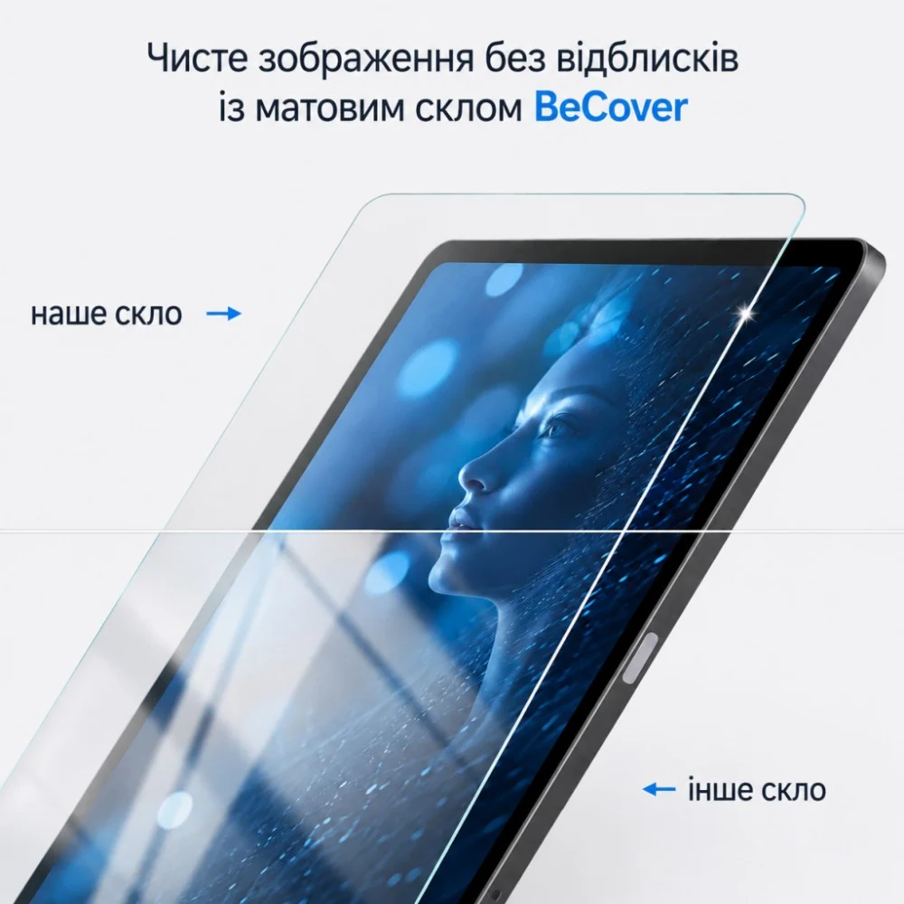 Скло захисне BeCover Matte Anti-Glare Apple iPad Pro 11" M5 2025 (715948) — фото 5