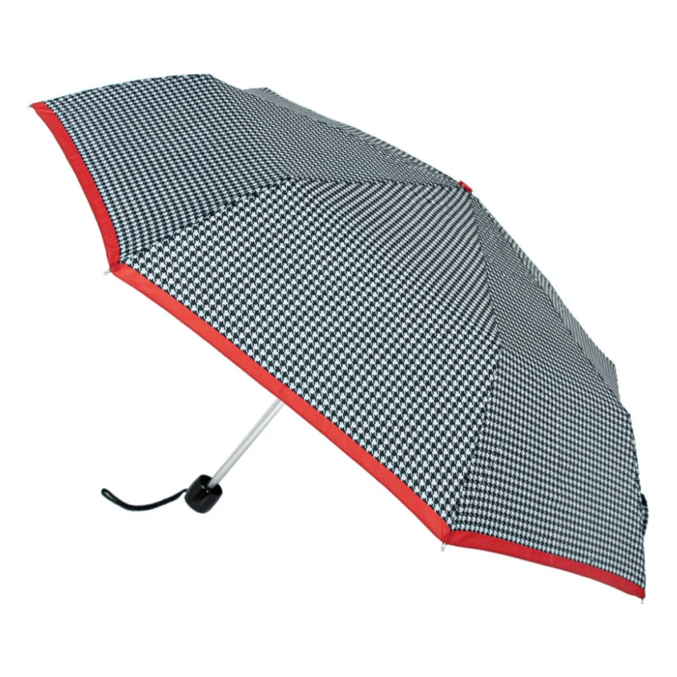 Парасоля Fulton L354-041154 Minilite-2 Houndstooth Red Border (L354-041154)