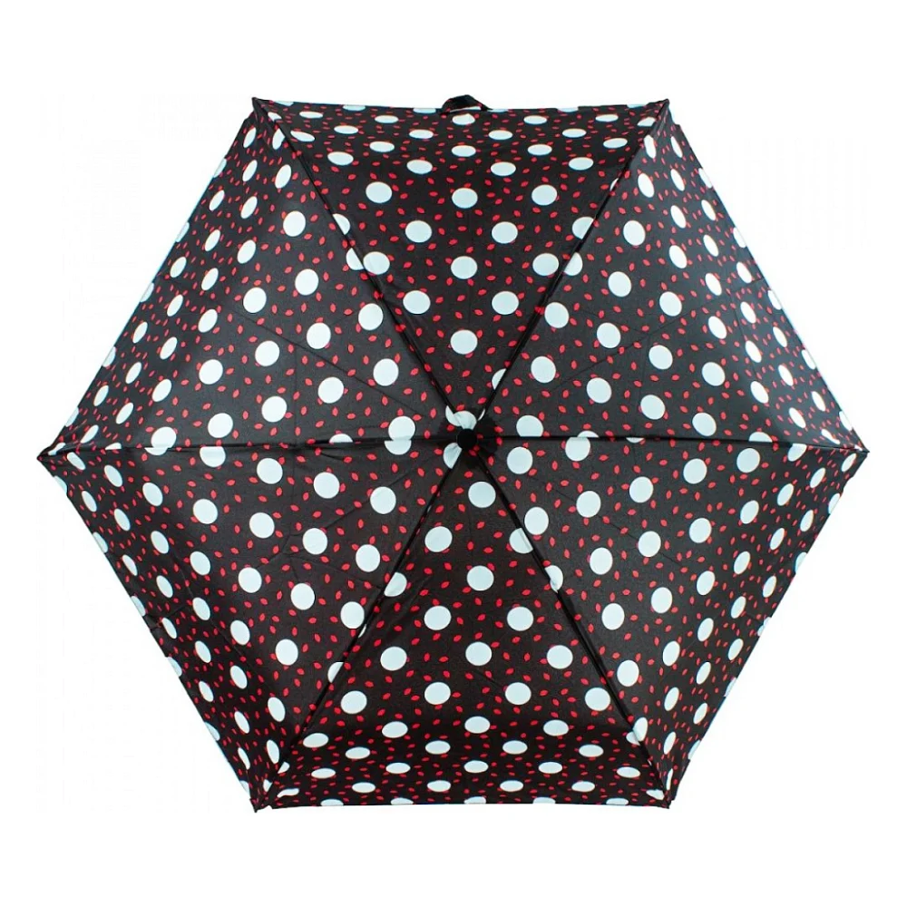 Парасоля Fulton Lulu Guinness Minilite-2 L869 Polka Lips (L869-036822) — фото 2