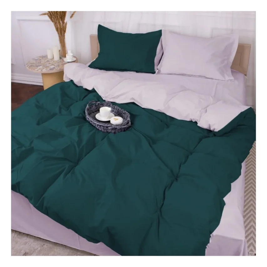 Постільна білизна MirSon Poplin Line 054 + 091 Denise 200 x 220 (2200006286059)