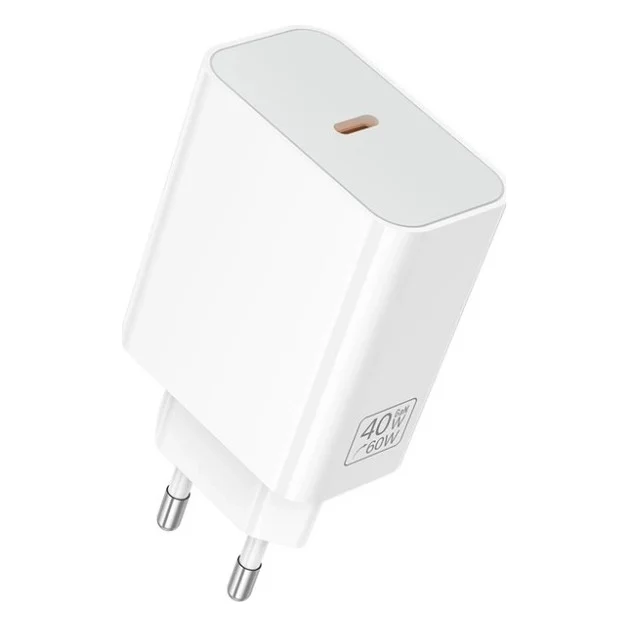 Зарядний пристрій BOROFONE BA109A USB-C PD40W white (6941991126888)