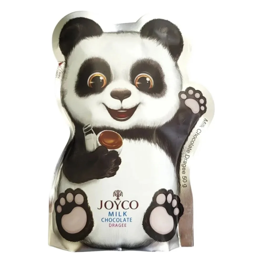 Цукерка JOYCO з молочного шоколаду Панда 50 г (4850001399377)
