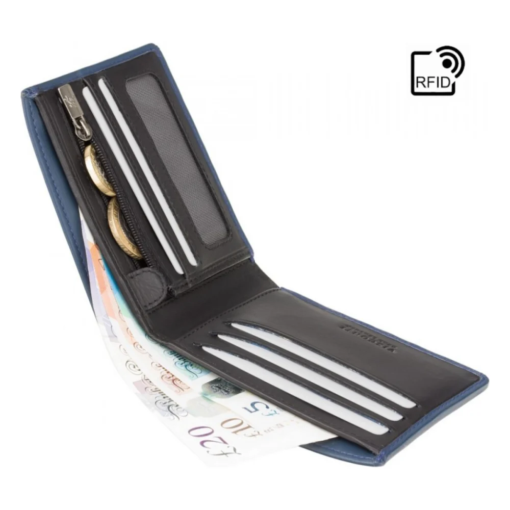 Гаманець Visconti VSL33 TAP-N-GO з RFID Steel Blue-Black (VSL33 BL/BLK) — фото 4