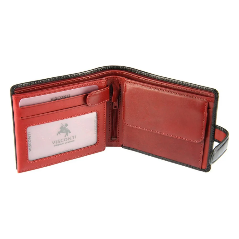 Гаманець Visconti TR35 Atlantis з RFID Black Red (TR35 BLK/RED) — фото 5
