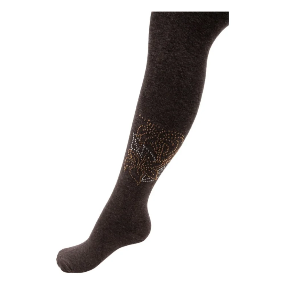 Колготки дитячі UCS Socks зі стразами (M0C0302-1041-11G-brown)
