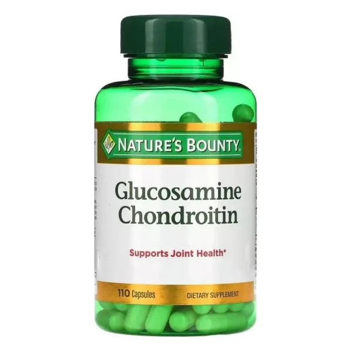 Вітамінно-мінеральний комплекс Nature's Bounty Глюкозамін та Хондроїтин, Glucosamine Chondroitin, 110 капсул (NRT-00238)