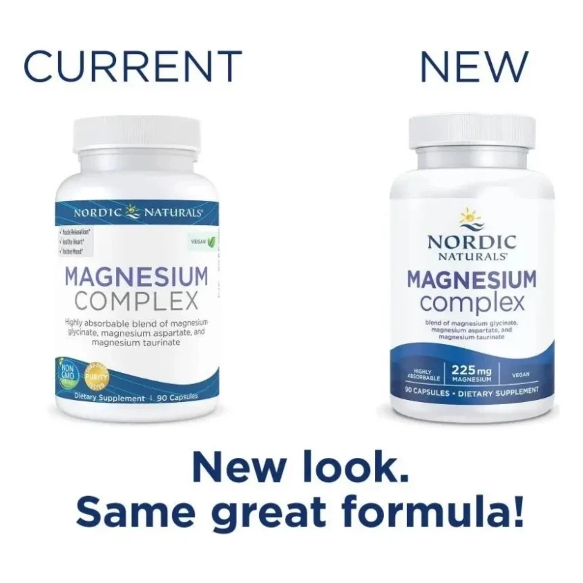 Вітамінно-мінеральний комплекс Nordic Naturals Магнієвий комплекс, 225 мг, Magnesium Complex, 90 капсул (768990015335) — фото 5