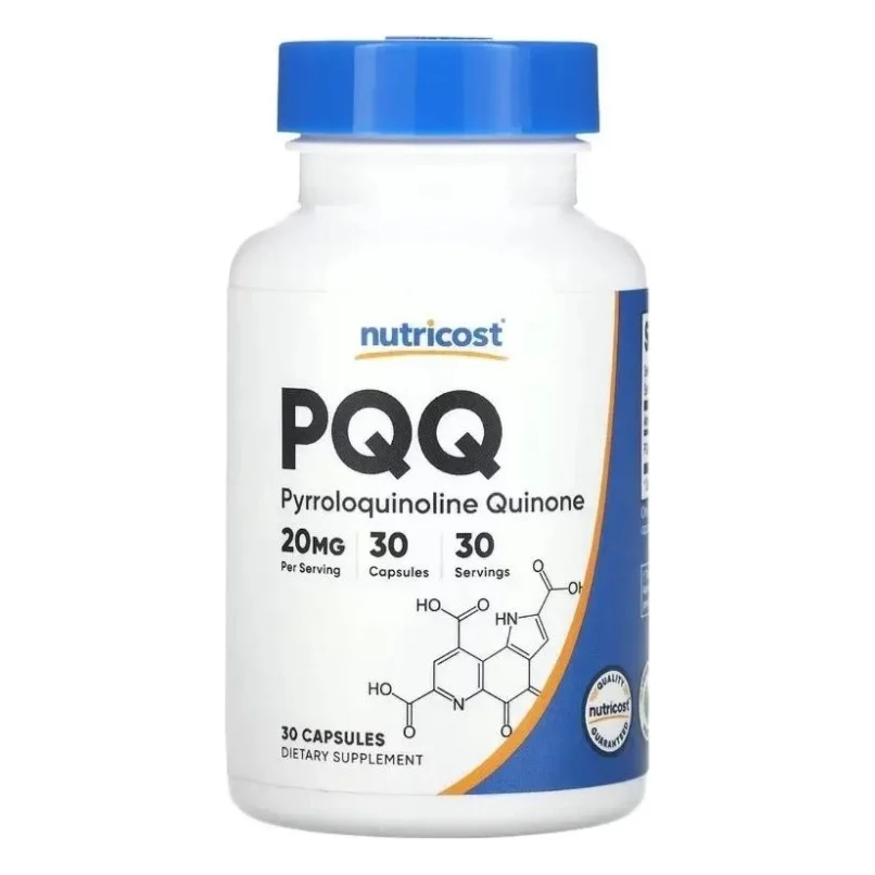 Вітамінно-мінеральний комплекс Nutricost Пірролохінолінхінон PQQ, 20 мг, PQQ, 30 капсул (NCS57025)