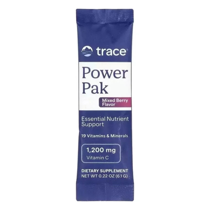 Вітамінно-мінеральний комплекс Trace Електроліти, смак ягід Power Pak, 30 пакетів по 6 гр (TMR00287) — фото 3
