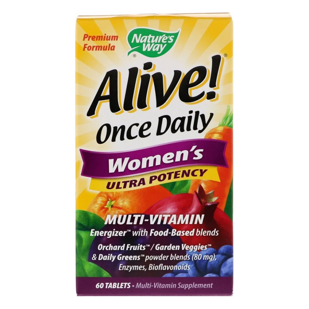Мультивітамін Nature's Way Мультивітаміни Для Жінок, Alive! Ultra Potency Multi-Vitamin (NWY-15686)