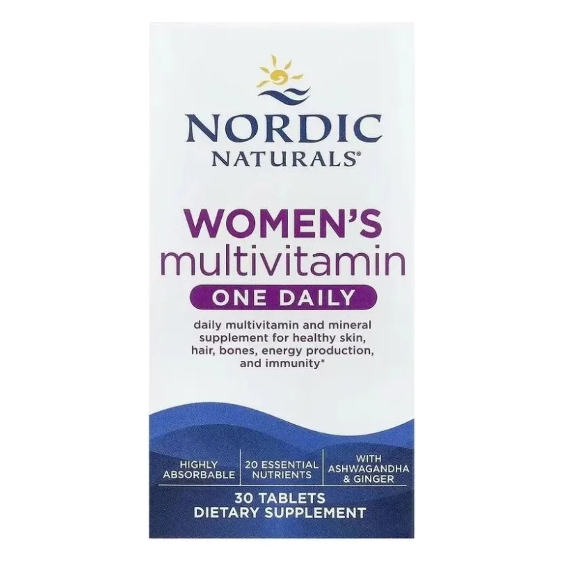 Мультивітамін Nordic Naturals Мультивітаміни для жінок, Women's Multivitamin, One Daily, 30 таблеток (NOR-01555)