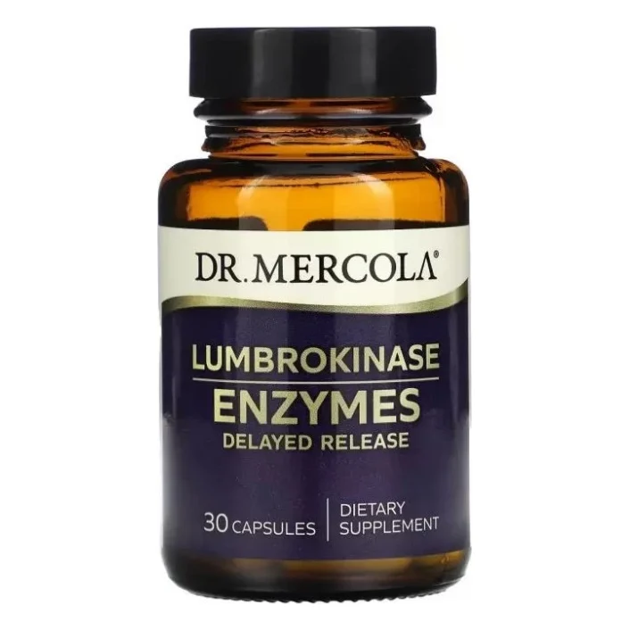 Пробіотики Dr. Mercola Ферменти для перетравлення білка, Люмброкіназа, Lumbrokinas (MCL-03199)