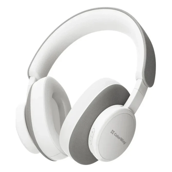 Навушники ColorWay Core ANC White/Gray (CW-HBT03WG)