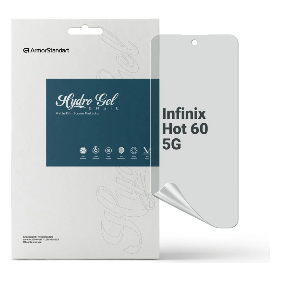 Плівка захисна Armorstandart Matte hydrogel Infinix Hot 60 5G (ARM87316)