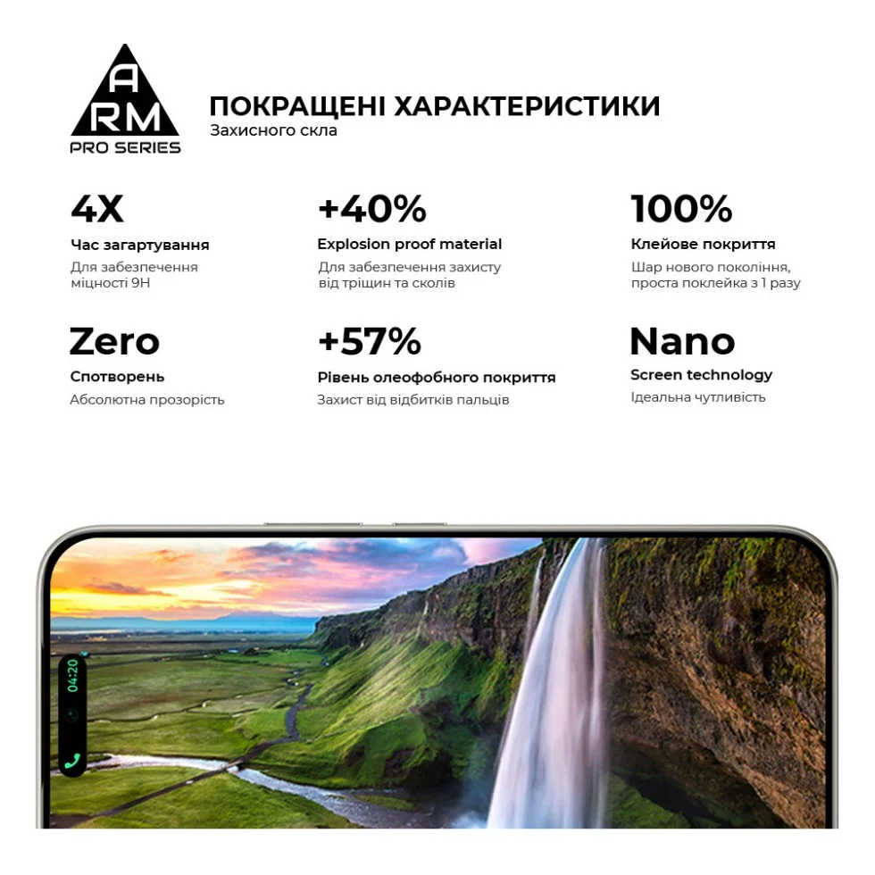 Скло захисне Armorstandart Pro Tecno Camon 50 4G (ARM91643) — фото 5