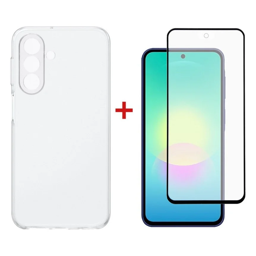 Чохол до мобільного телефона Dengos TPU Cover + Glass Samsung Galaxy A27 Clear (DG-KM-204)