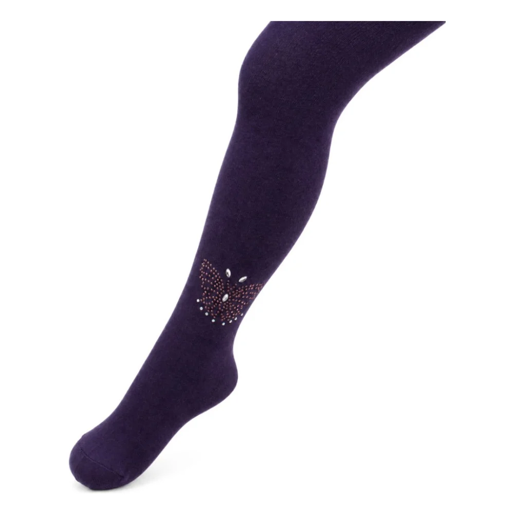 Колготки дитячі BNM зі стразами (M0C0302-1031-3G-violet)