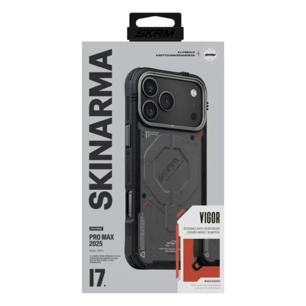 Чохол до мобільного телефона Skinarma Vigor MagSafe iPhone 17 Pro Max Gray (8886461249002) — фото 5