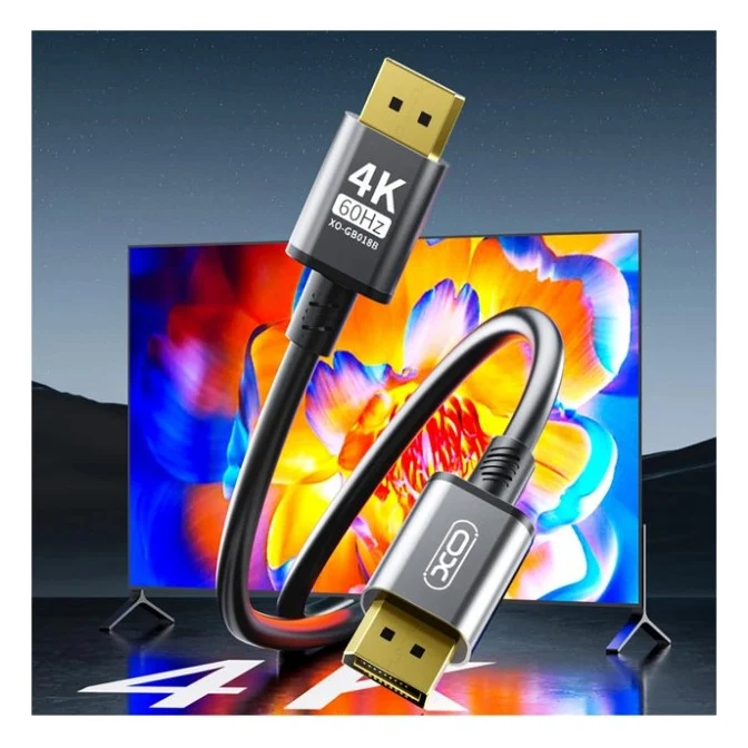 Кабель мультимедійний DisplayPort M to DisplayPort M 5.0m V1.2 XO (GB018B-DP.tranish) — фото 5