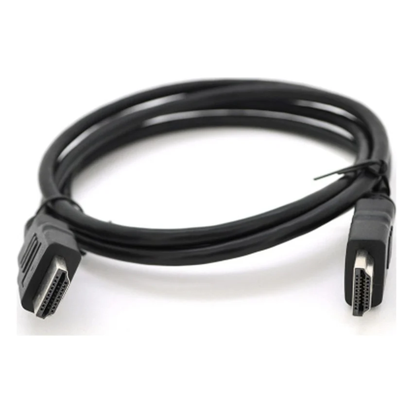 Кабель мультимедійний HDMI M to HDMI M 1.2m V1.4 black Merlion (YT-HDMI(M)/(M)-1.2mW-H181)