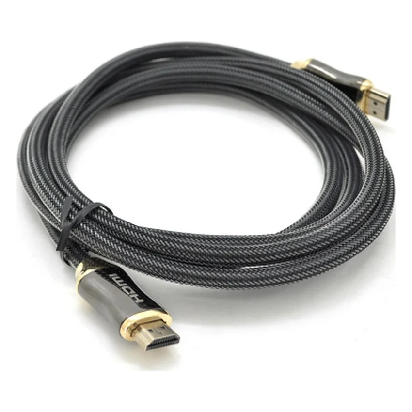 Кабель мультимедійний HDMI M to HDMI M 1.0m V2.0 4K black VEGGIEG (YT-HDMI(M)/(M)HX-1/19700)