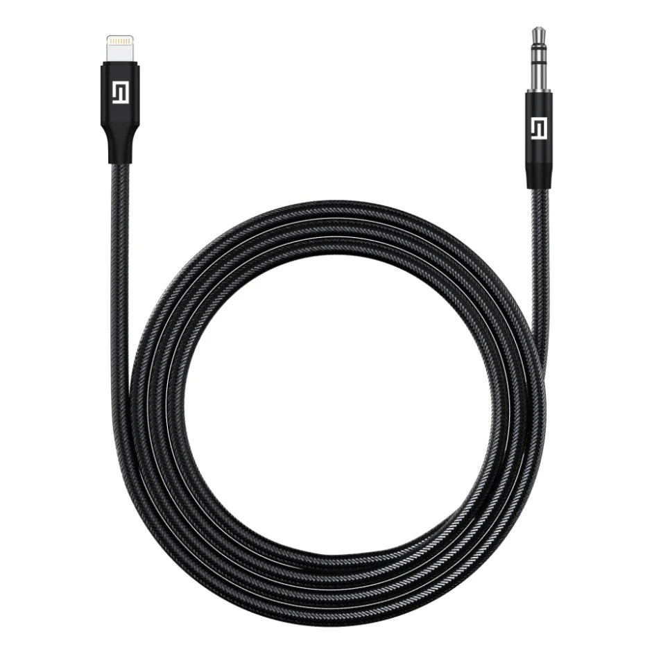 Кабель мультимедійний Lightning to 3.5mm M 1.0m black Armorstandart (ARM76889)