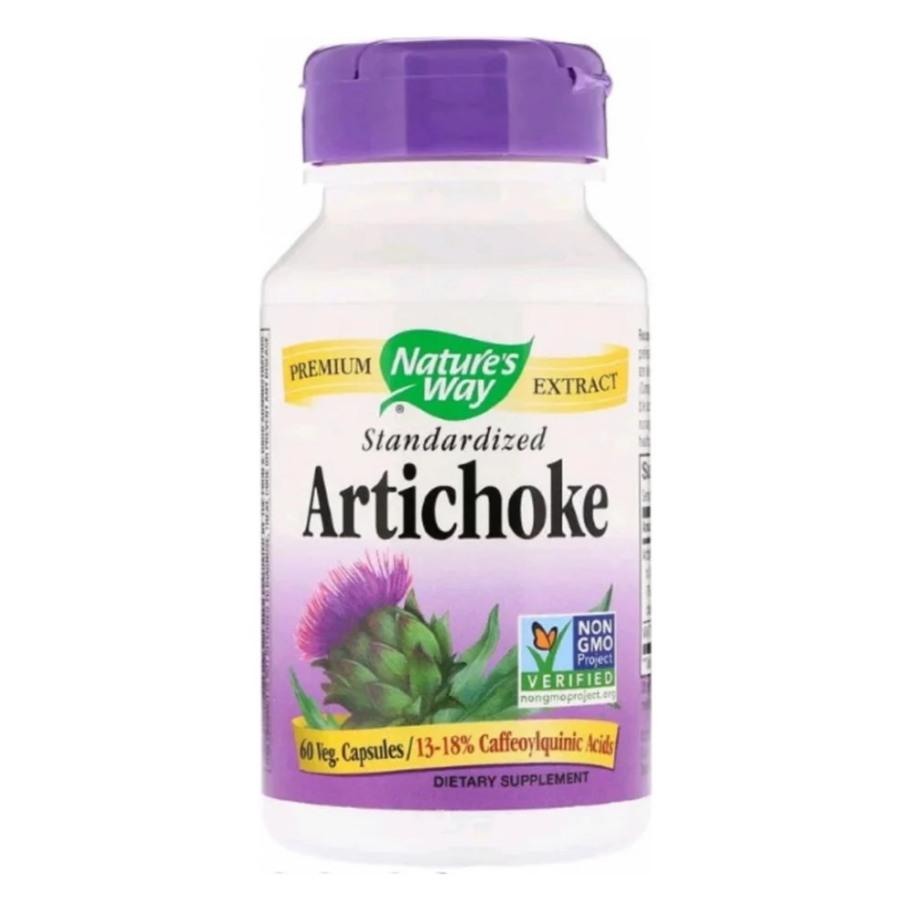 Трави Nature's Way Артишок, Artichoke, Standardized, Nature's Way 60 капсул (NWY-64600)