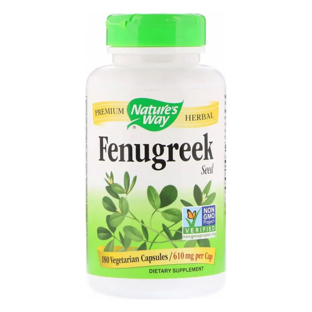 Трави Nature's Way Пажитник, Fenugreek Seed, 610 мг, 180 капсул (NWY-14610)